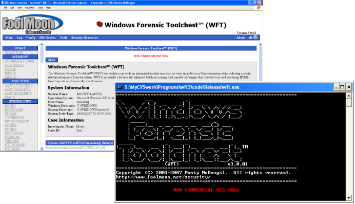 Windows Forensic Toolchest (WFT)